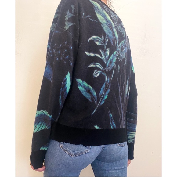 Rta Emma Tropical Print cashmere Sweater. Medium - Picture 2 of 9